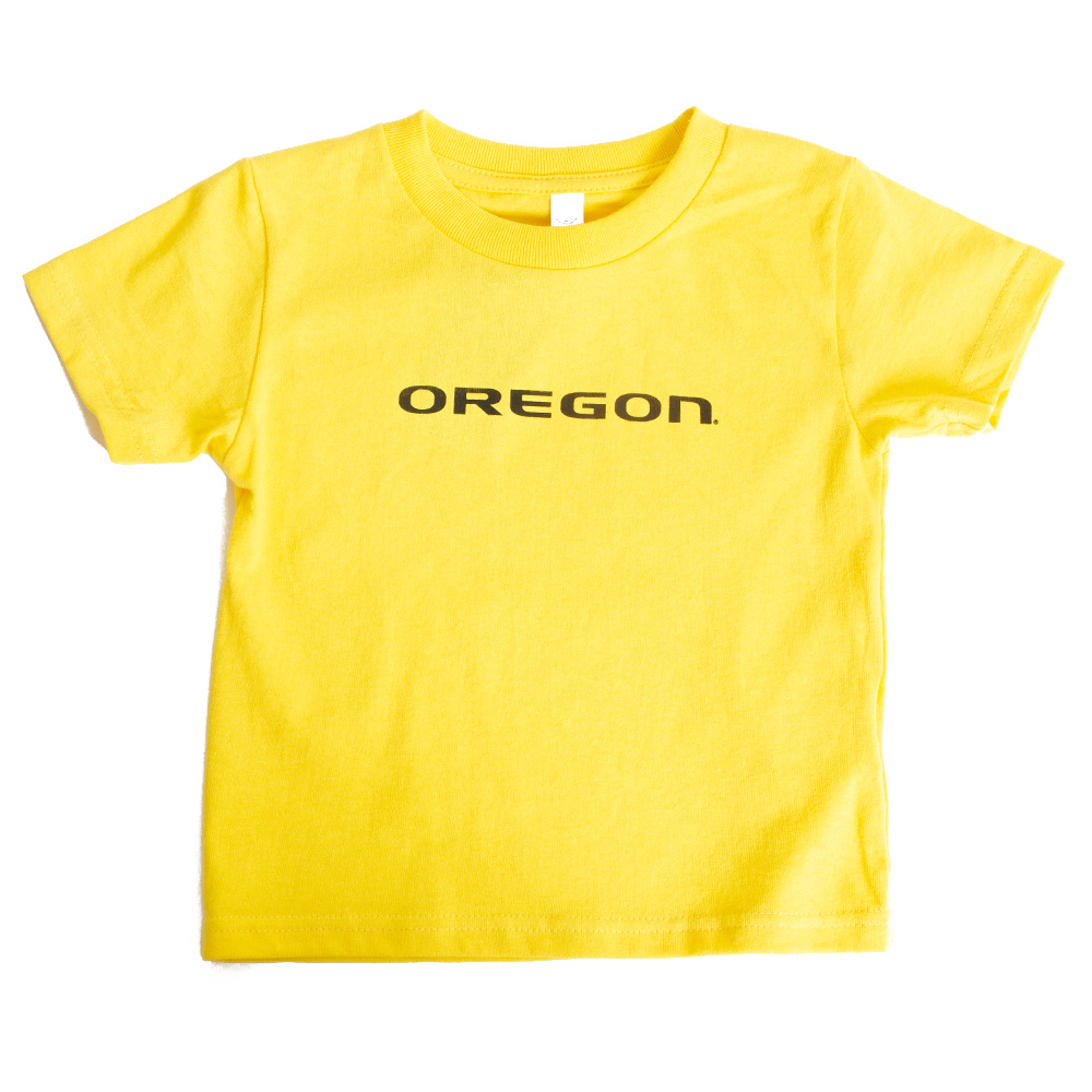 Oregon, McKenzie SewOn, Yellow, Crew Neck, Kids, Toddler, 649582